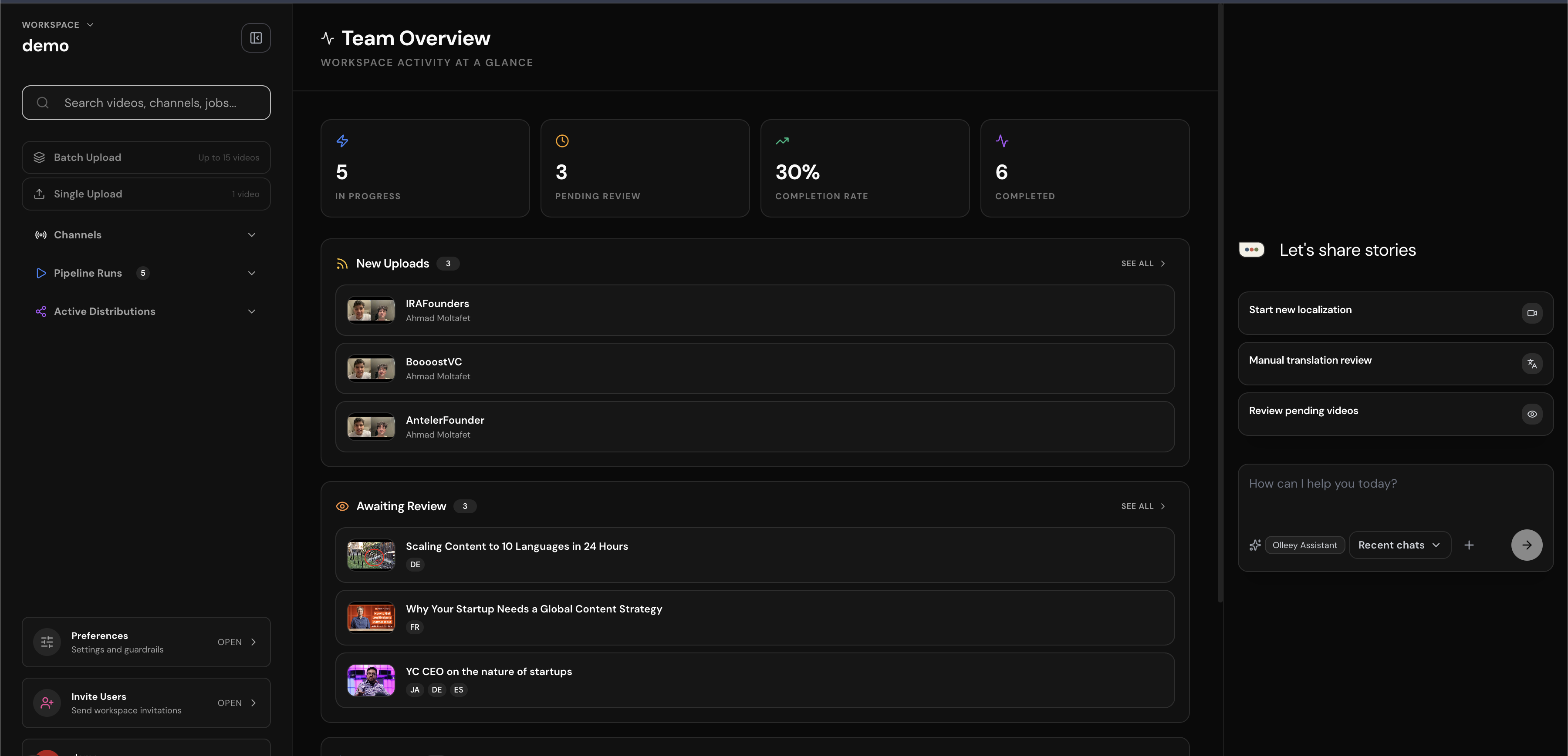 Enterprise workflow intake